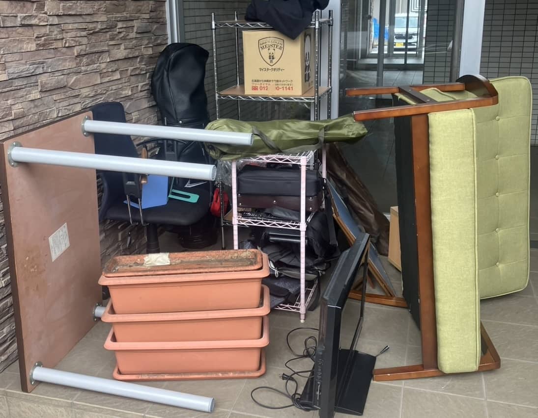 淀川区での不用品回収作業